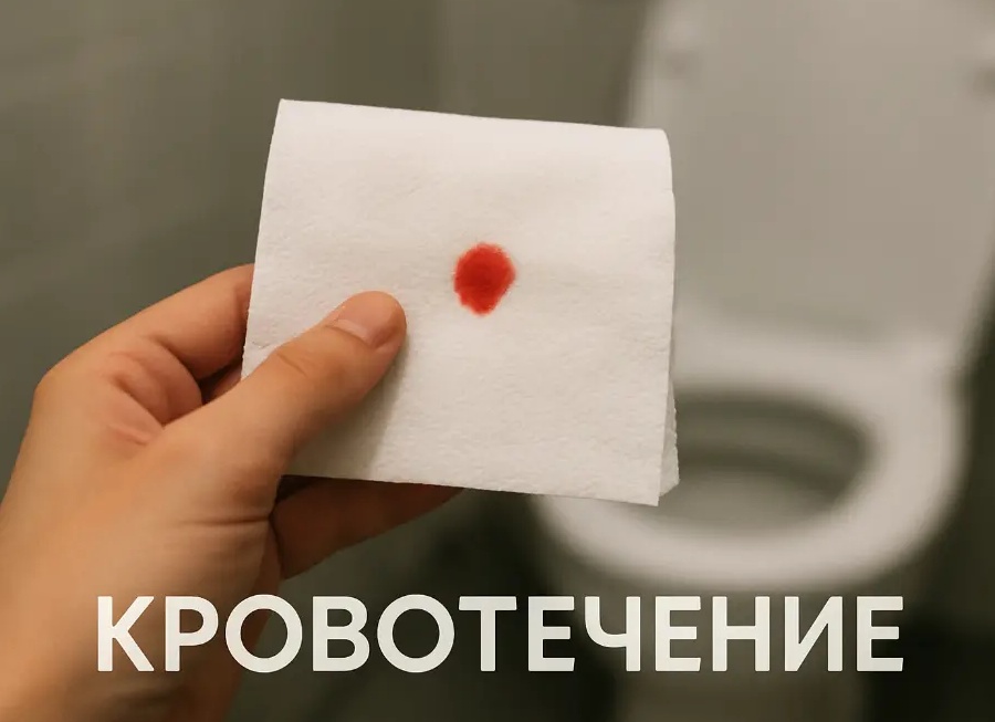Причины появления крови из заднего прохода при дефекации