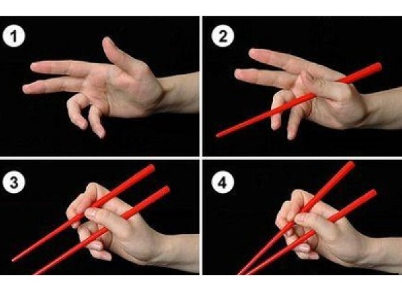 Как правильно держать палочки для суши и есть ими в ресторане