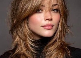 Вариации стильной стрижки «Лесенка» на длинные волосы Вариации стильной стрижки «Лесенка» на длинные волосы