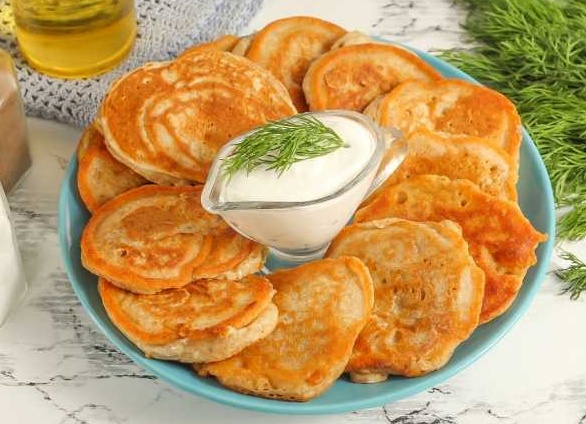 Овсяные оладьи на кефире