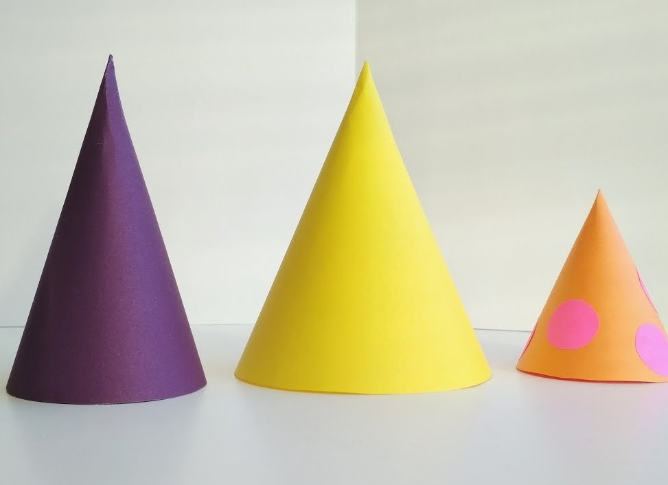 Как сделать конус из простой бумаги, ватмана или картона своими руками