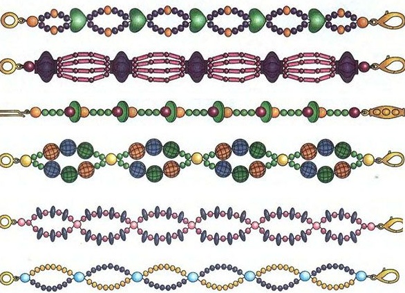 Простые схемы плетения браслетов из бисера своими руками Простые схемы плетения браслетов из бисера своими руками
