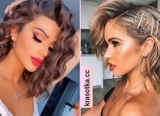 Красивые укладки волос средней длины в домашних условиях Красивые укладки волос средней длины в домашних условиях