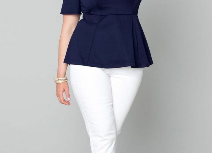 Модные блузки для полных женщин Модные блузки для полных женщин