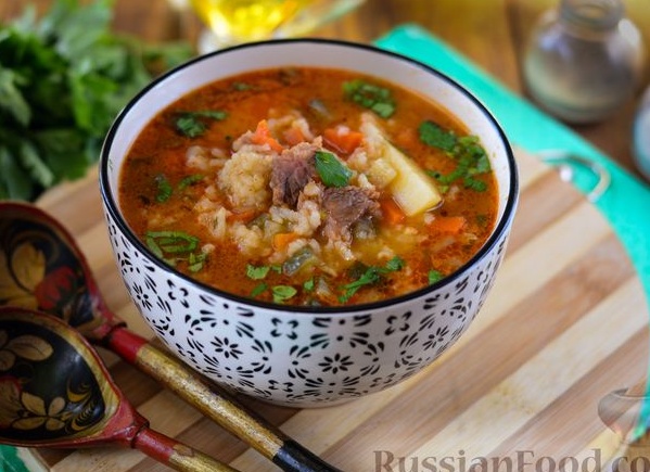 Как вкусно приготовить рассольник с рисом и огурцами Как вкусно приготовить рассольник с рисом и огурцами