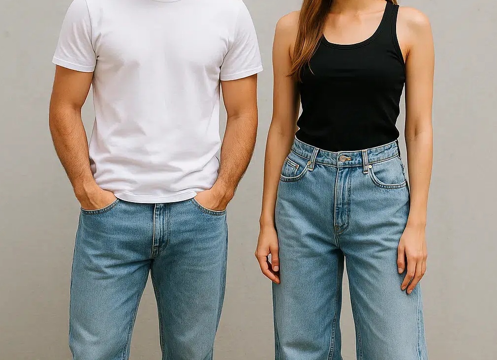 Что носить с джинсами различных фасонов и расцветок