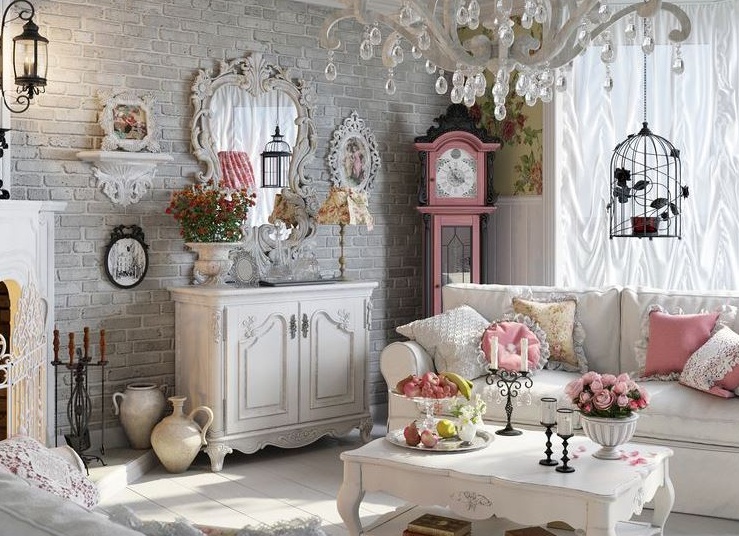 Как оформить интерьер в стиле шебби-шик своими руками