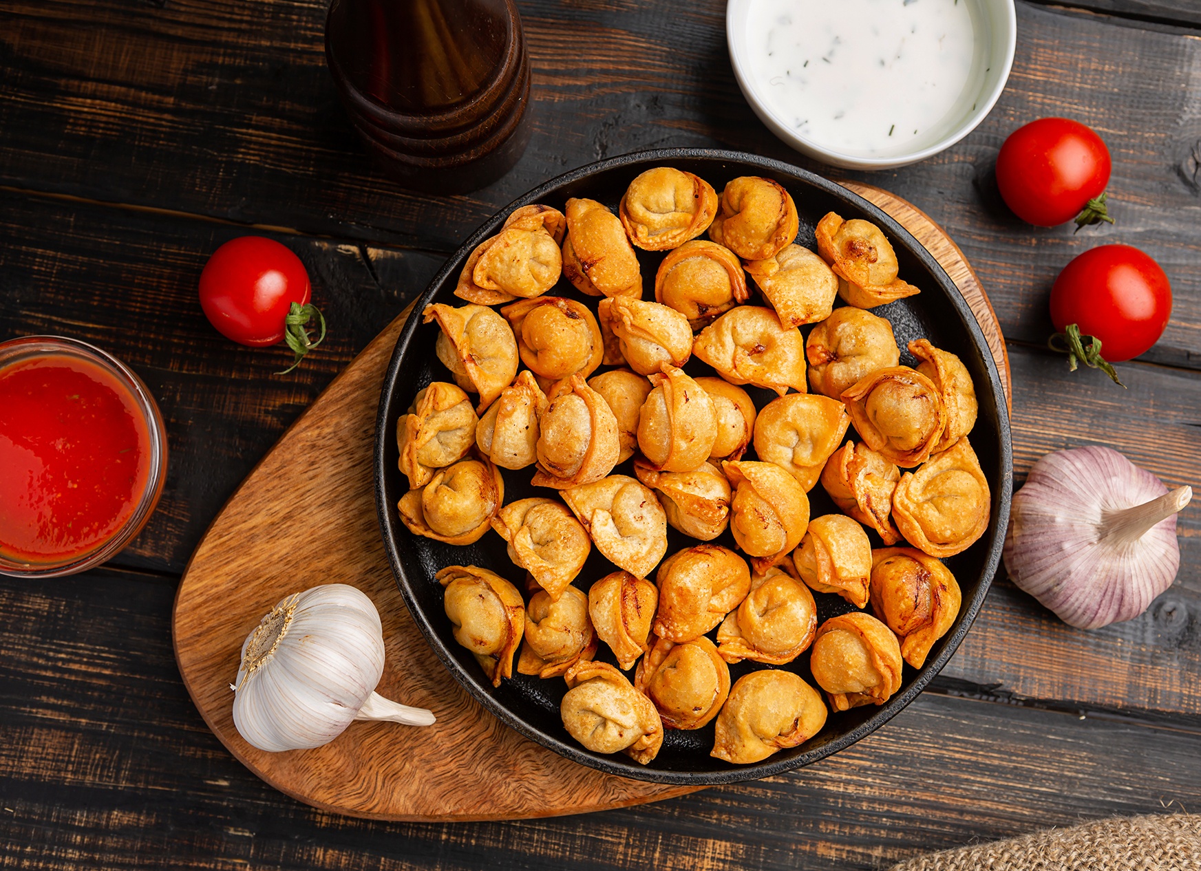 Как легко приготовить жареные пельмени на сковороде