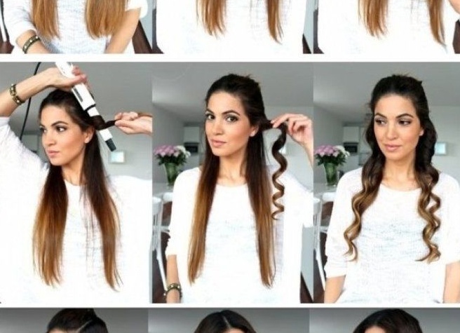 Как сделать красивые локоны с помощью утюжка Как сделать красивые локоны с помощью утюжка