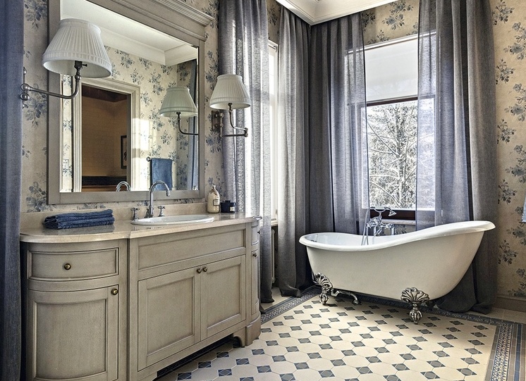Ванная комната в стиле прованс — французская сказка в квартире