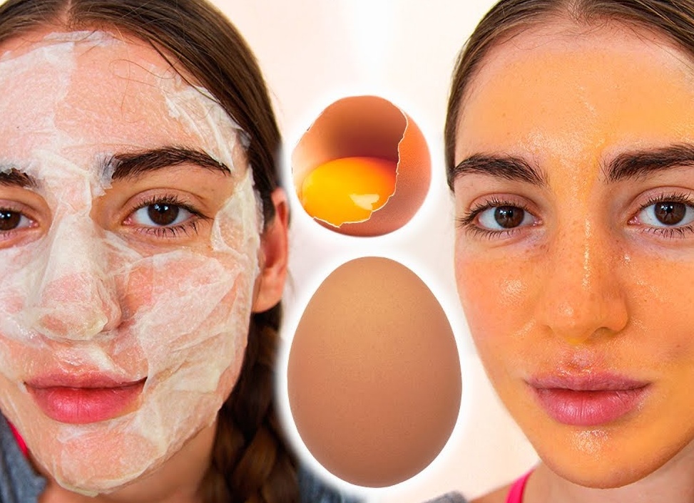 Как правильно сделать маску из яйца для лица