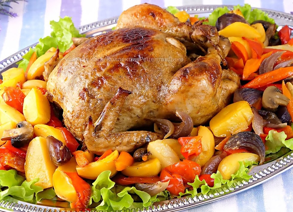 Как приготовить курицу с овощами в духовке Как приготовить курицу с овощами в духовке