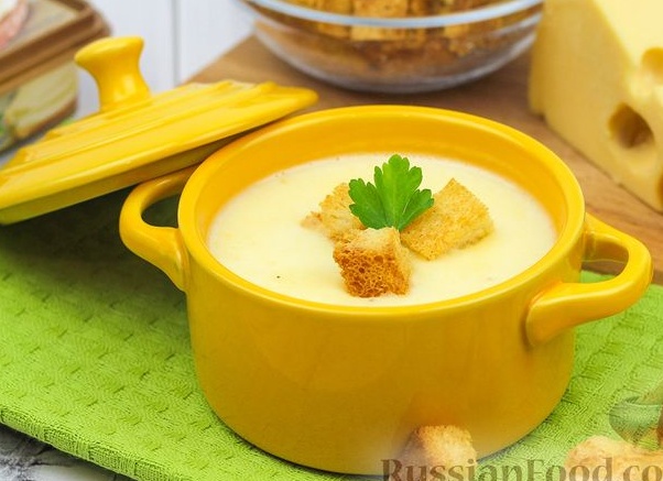 Как сварить вкусный сырный суп с плавленым сыром
