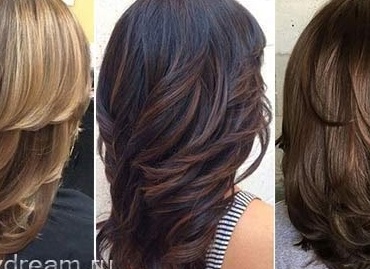 Стрижка «Каскад» на средний волос: вариации, фото, техника выполнения Стрижка «Каскад» на средний волос: вариации, фото, техника выполнения