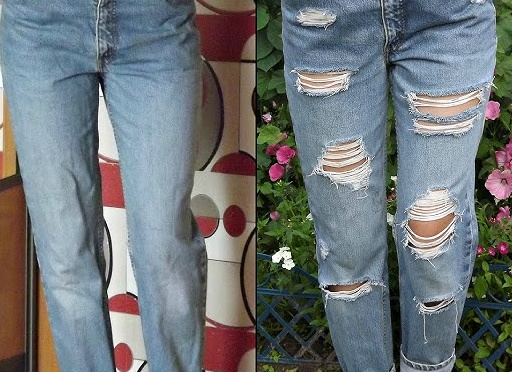 Как сделать модные рваные джинсы своими руками Как сделать модные рваные джинсы своими руками
