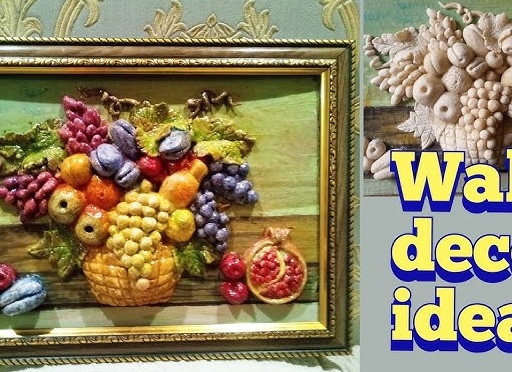 Как сделать картину из соленого теста своими руками