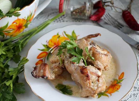 Как вкусно приготовить кролика в сметане Как вкусно приготовить кролика в сметане