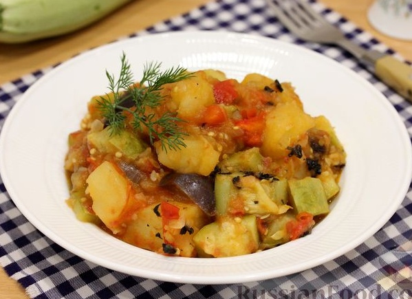 Как приготовить рагу из овощей с мясом и без