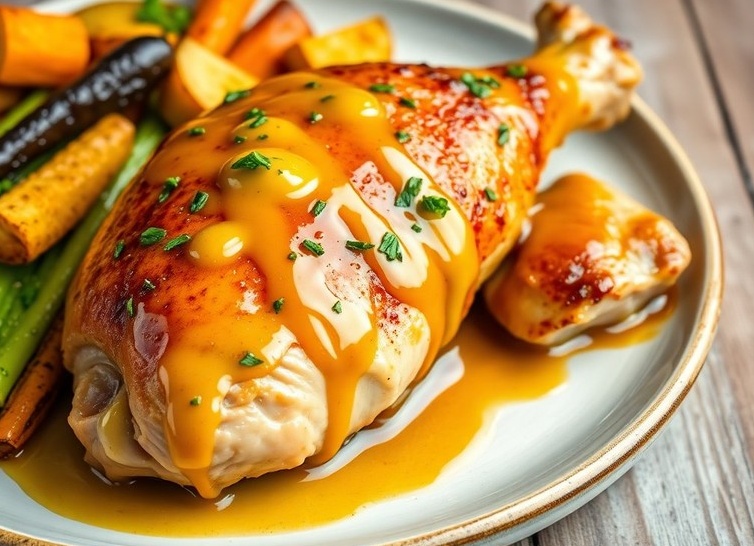 Как приготовить курицу в медово-горчичном соусе